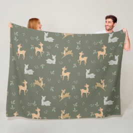 Weihnachtsbaum Nahtloses Muster Fleecedecke