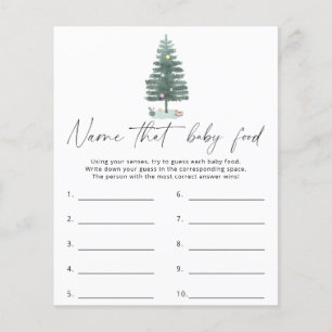 Weihnachtsbaum - Name dieses Babynahrungsspiel