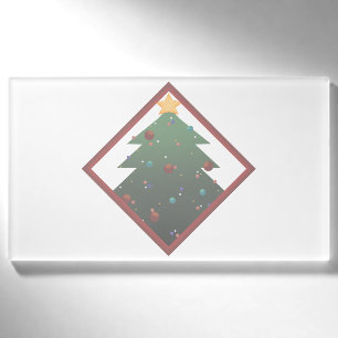 Weihnachtsbaum Namenschild