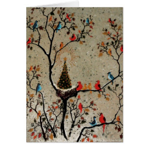 Weihnachtsbaum Nest ~ Karte