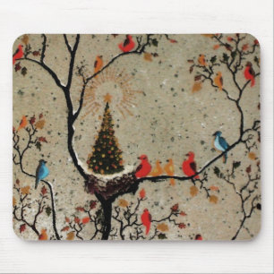 Weihnachtsbaum Nest ~ Mousepad