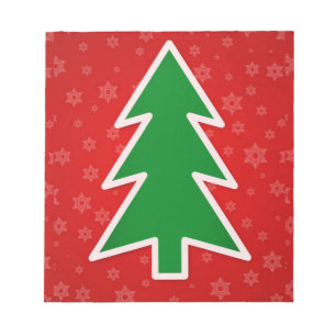 Weihnachtsbaum Notizblock