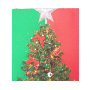 Weihnachtsbaum Notizblock