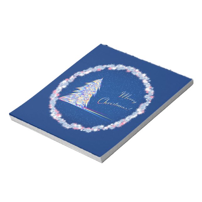 Weihnachtsbaum Notizblock (Rotiert)