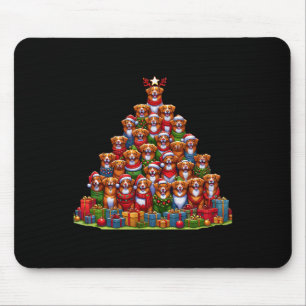 Weihnachtsbaum Nova Scotia Duck Tolling Retriever Mousepad