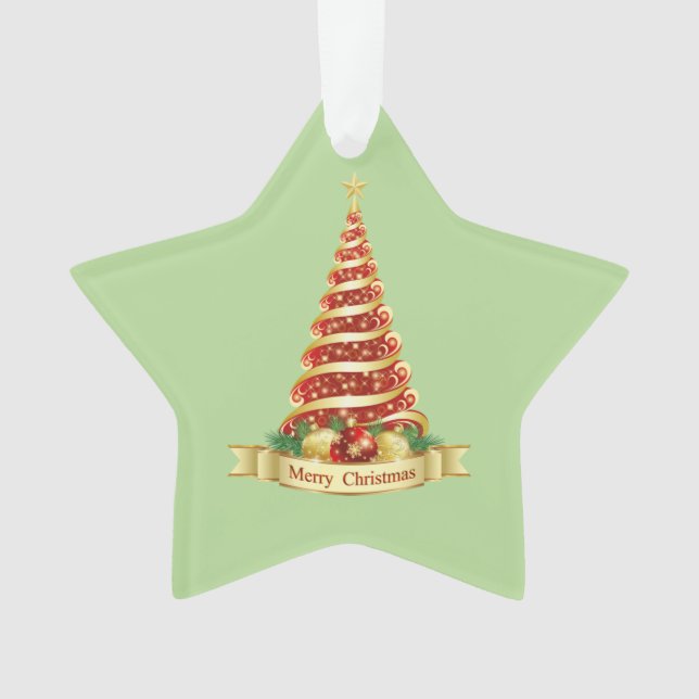 Weihnachtsbaum Ornament (Vorderseite)