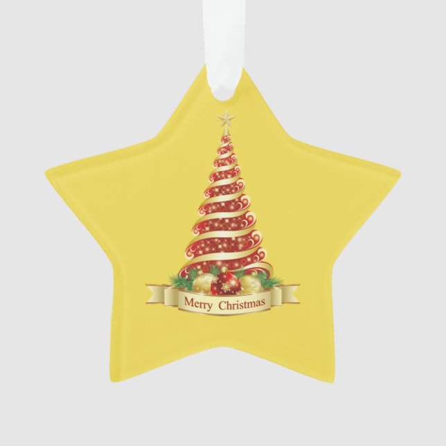 Weihnachtsbaum Ornament (Vorderseite)