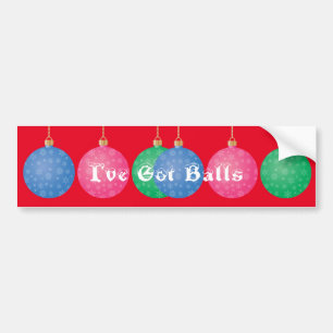 Weihnachtsbaum Ornament Balls Thunder_Cove Autoaufkleber