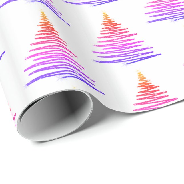 Weihnachtsbaum Papier-Oh Weihnachtsbaum Geschenkpapier (Rolleneckpunkt)