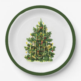 Weihnachtsbaum Pappteller
