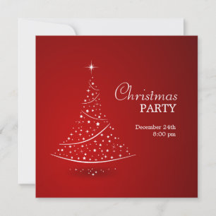 Weihnachtsbaum-Party Einladung