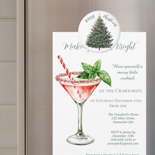 Weihnachtsbaum Personalisiert Magnet (Christmas Tree Magnet)