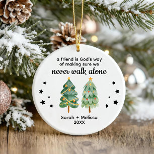 Weihnachtsbaum Personalisierter Name des besten Fr Keramik Ornament