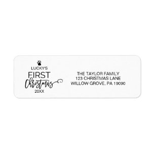 Weihnachtsbaum Pet's First Christmas