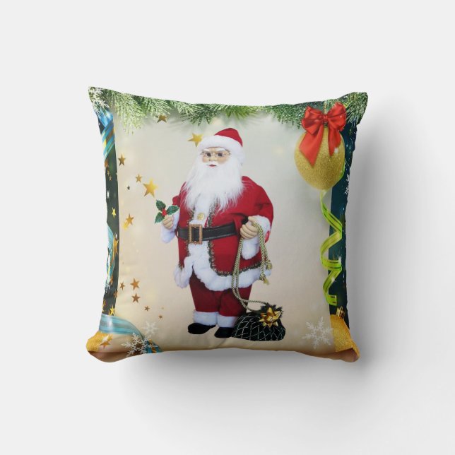 Weihnachtsbaum Pillow Santa Kissen (Vorderseite)