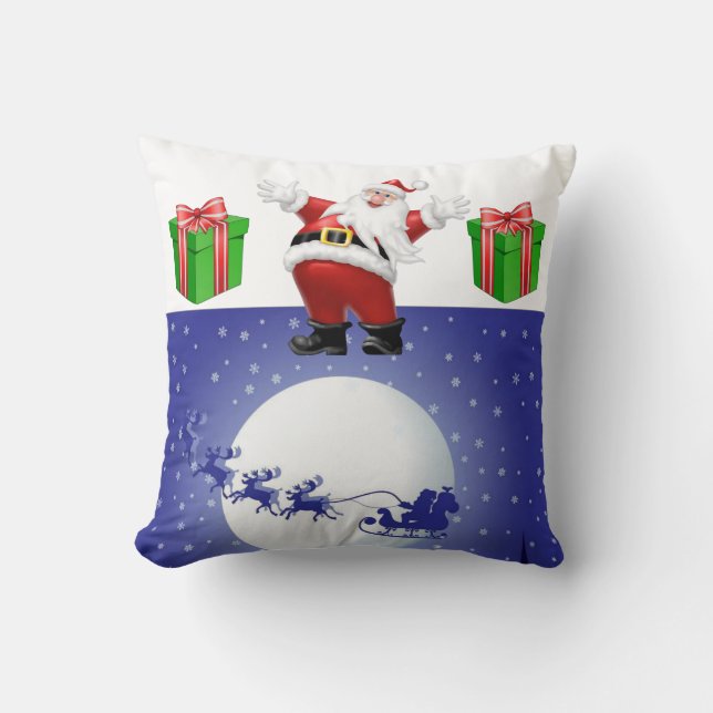 Weihnachtsbaum Pillow Santa Kissen (Vorderseite)