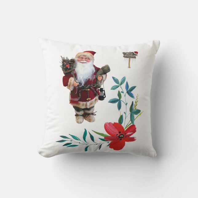 Weihnachtsbaum Pillow Santa Kissen (Vorderseite)