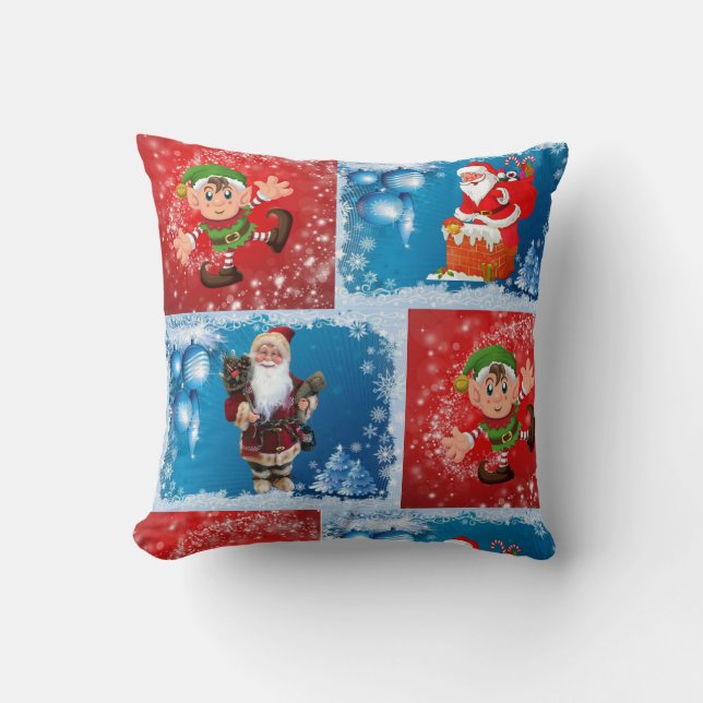 Weihnachtsbaum Pillow Santa Kissen (Vorderseite)