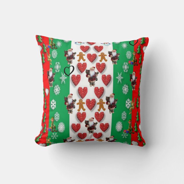 Weihnachtsbaum Pillow Santa Kissen (Vorderseite)