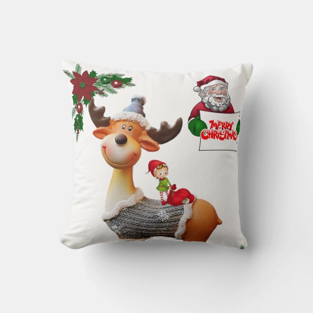 Weihnachtsbaum Pillow Santa Kissen (Vorderseite)