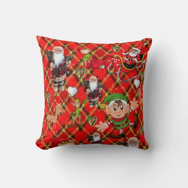 Weihnachtsbaum Pillow Santa Kissen (Vorderseite)