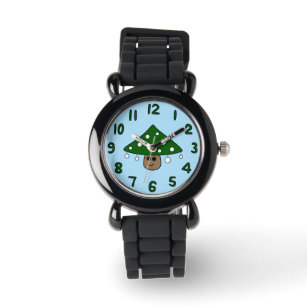 Weihnachtsbaum-Pilzbeobachtung (Kind) Armbanduhr