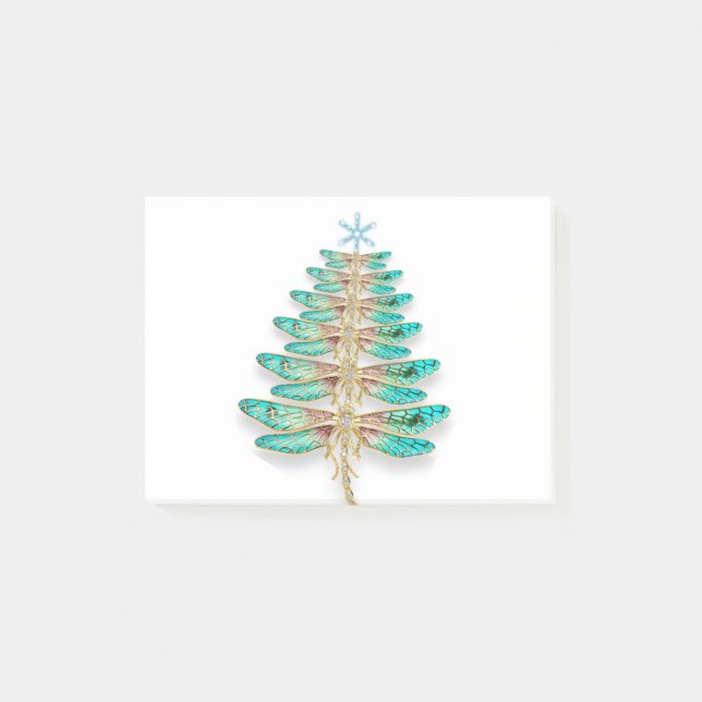 Weihnachtsbaum Post-it Klebezettel (Vorderseite)