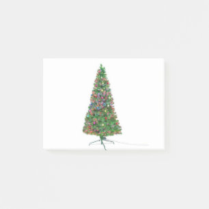 Weihnachtsbaum Post-it Klebezettel