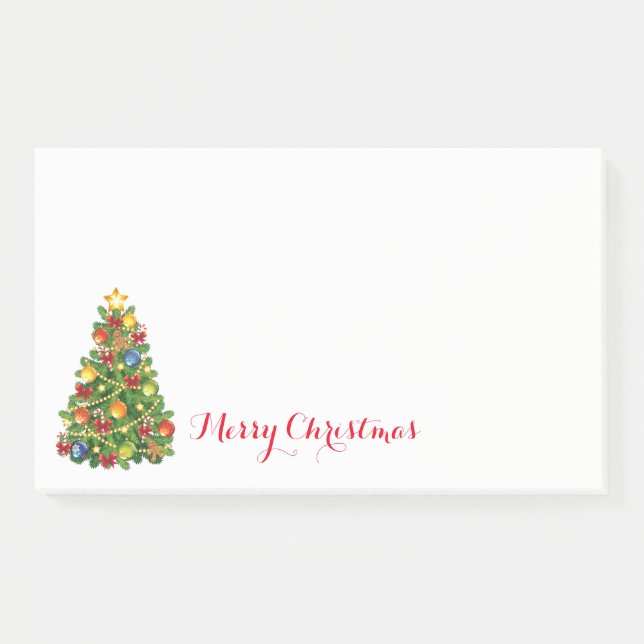 Weihnachtsbaum Post-it-Notes Post-it Klebezettel (Vorderseite)
