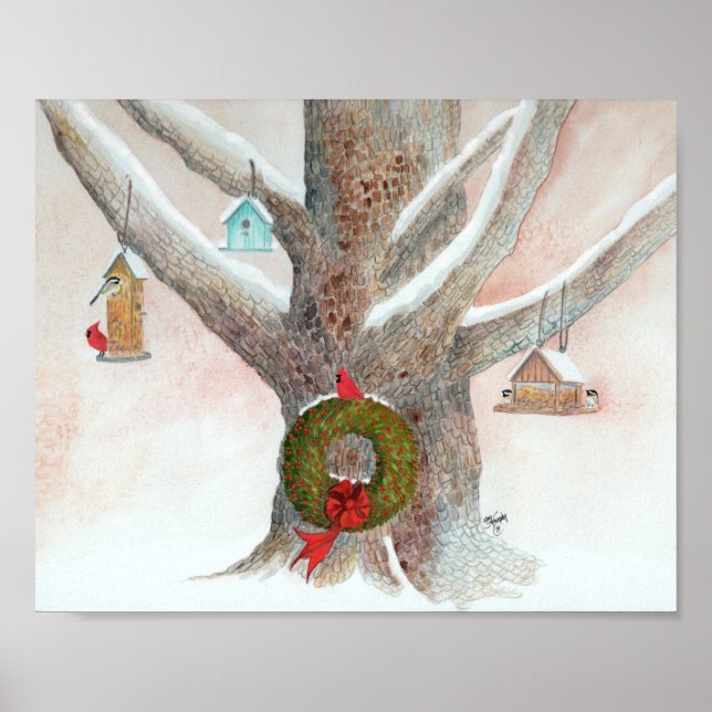 Weihnachtsbaum Poster (Vorne)