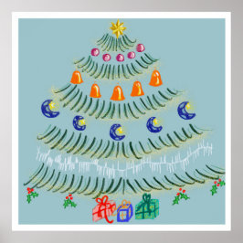 Weihnachtsbaum Poster