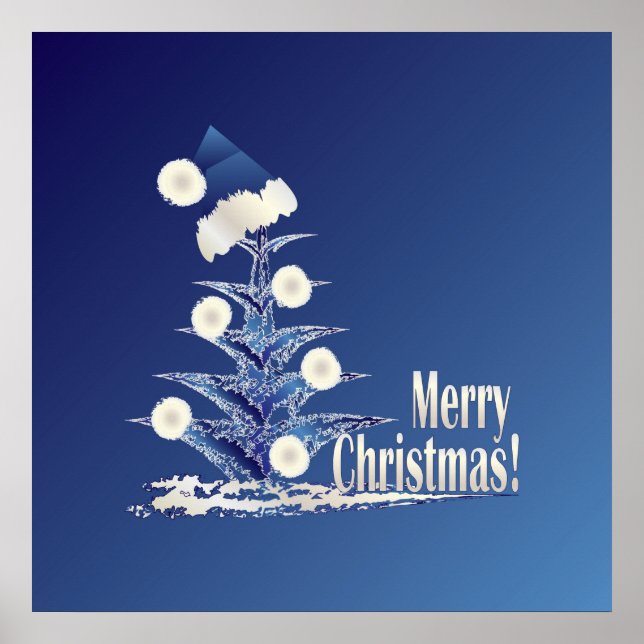 Weihnachtsbaum Poster (Vorne)