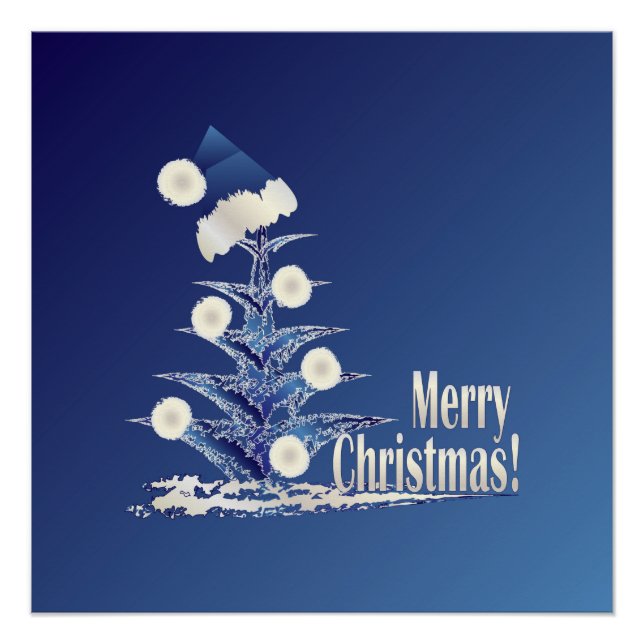 Weihnachtsbaum Poster (Vorderseite)