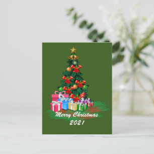 Weihnachtsbaum Postkarte