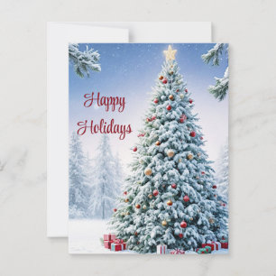 Weihnachtsbaum Postkarte