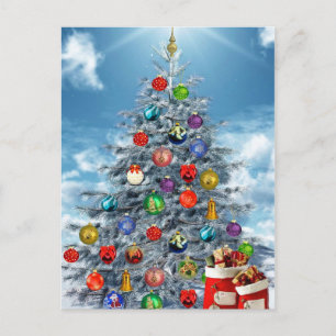 Weihnachtsbaum Postkarte