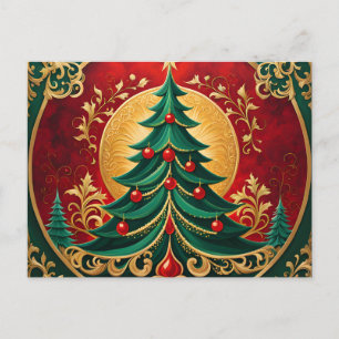 Weihnachtsbaum Postkarte