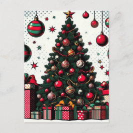 Weihnachtsbaum Postkarte