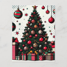 Weihnachtsbaum Postkarte