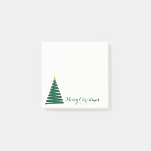 Weihnachtsbaum Postnotizen Post-it Klebezettel