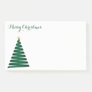 Weihnachtsbaum Postnotizen Post-it Klebezettel