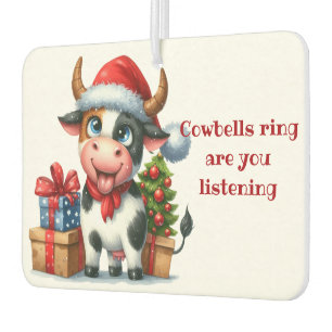 Weihnachtsbaum präsentiert autolufterfrischer