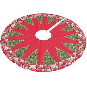 Weihnachtsbaum präsentiert Baumrock Polyester Weihnachtsbaumdecke