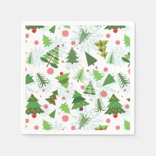 Weihnachtsbaum Print Paper Napkins Serviette