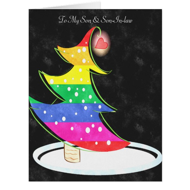 Weihnachtsbaum Rainbow (Vorderseite)