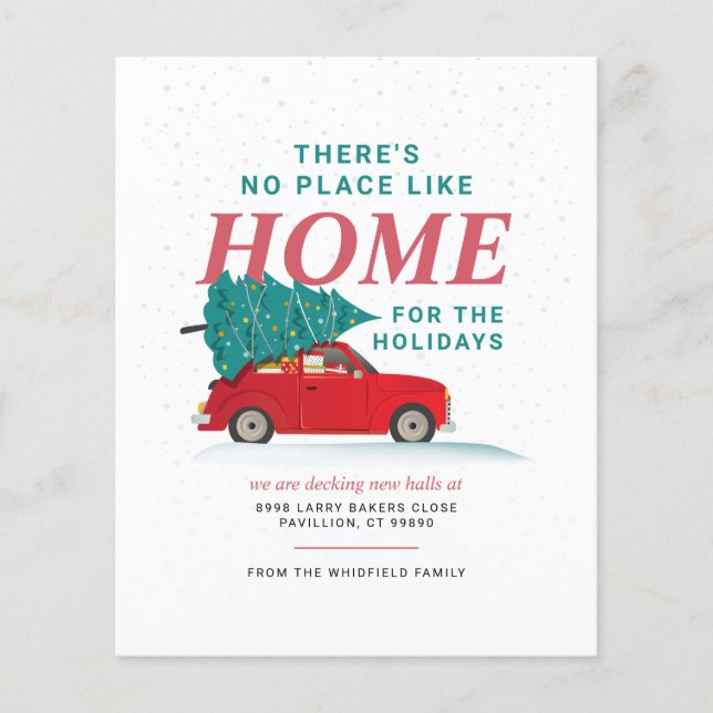 Weihnachtsbaum Red Car Wir bewegen uns (Vorderseite)