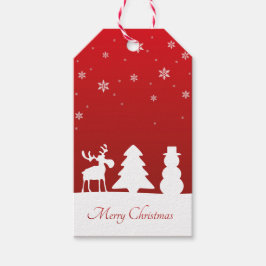 Weihnachtsbaum Reindeer Snowman Geschenkanhänger