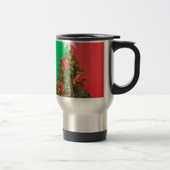 Weihnachtsbaum Reisebecher (Rechts)