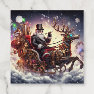 Weihnachtsbaum/Rentiersteampunkt Weihnachten/Winte Geschenkanhänger