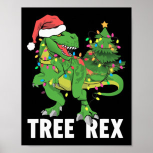 Weihnachtsbaum Rex Xmas Trex Pajamas Männer Poster